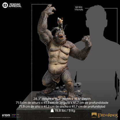 Statue Legolas vs Cave Troll - The Lord of the Rings - BDS Art Scale 1/10