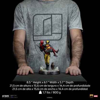 Deadpool and Wolverine Statue - Deadpool & Wolverine - Art Scale 1/10 - Iron Studios