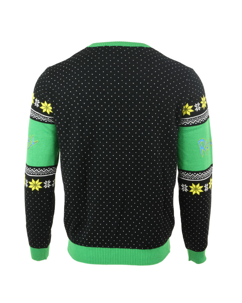 Christmas sweater Rick and Morty