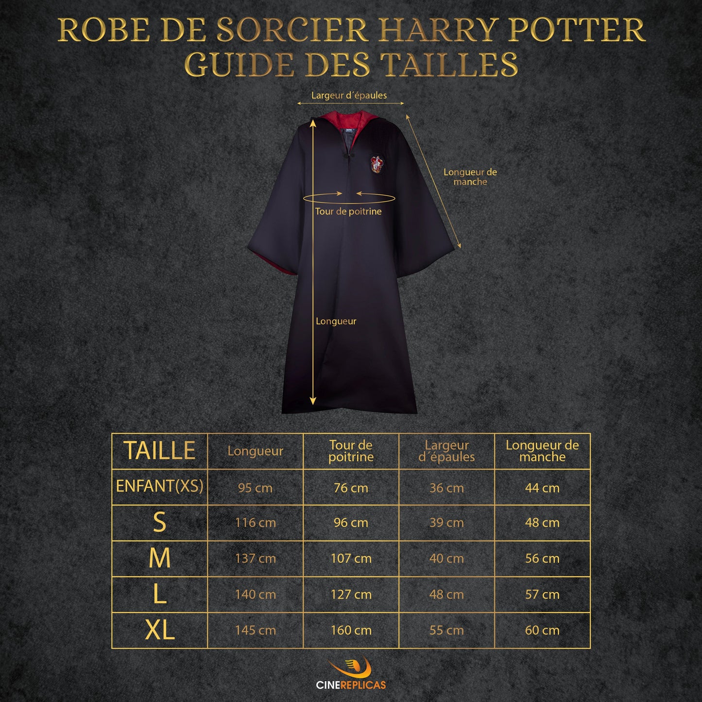 Gryffindor Wizard's Robe Adult