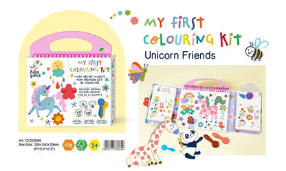 My First Coloring Kit - Unicorn Friends 