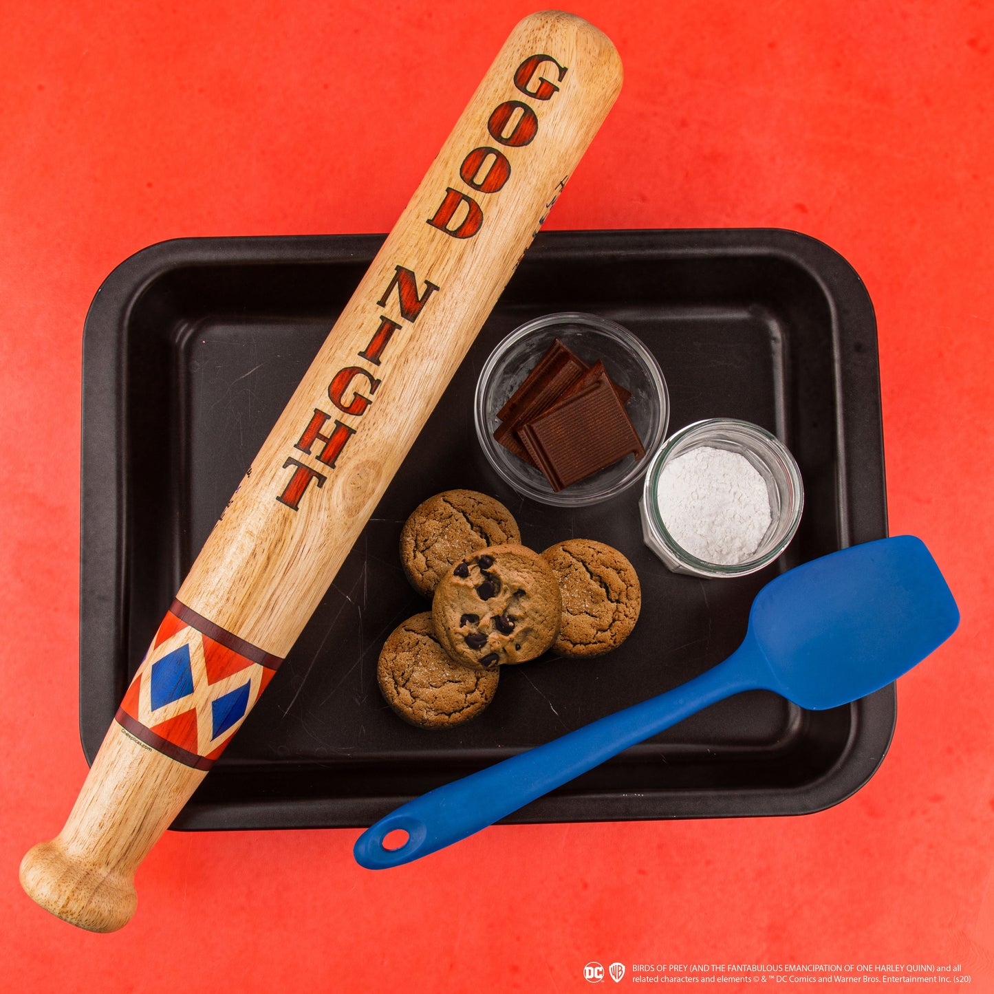 Rouleau à pâtisserie Batte de baseball Harley Quinn