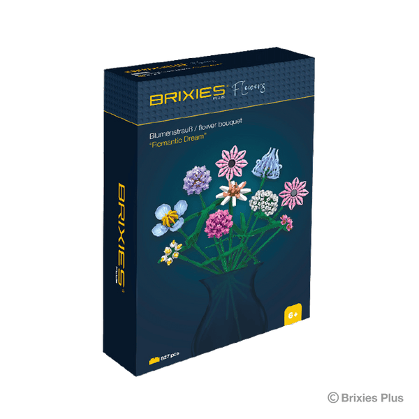 BRIXIES Plus Flower Bouquet "Romantic Dream"