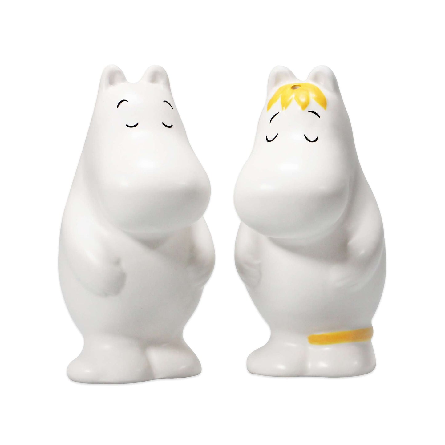Moomin ceramic salt and pepper shakers