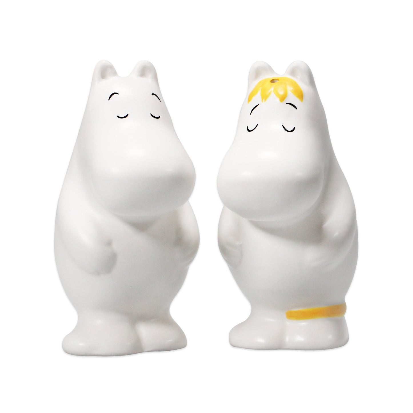 Moomin ceramic salt and pepper shakers