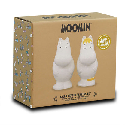 Moomin ceramic salt and pepper shakers