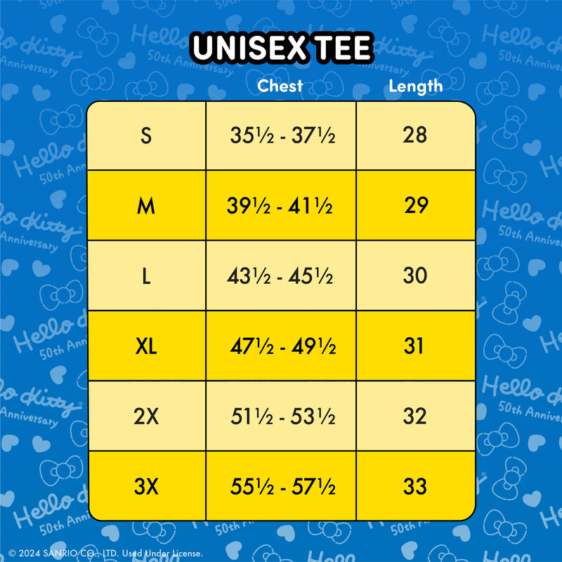 Hello Kitty Unisex T-Shirt - 50th Anniversary