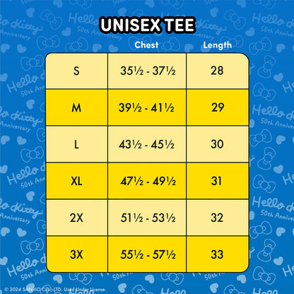 Hello Kitty Unisex T-Shirt - 50th Anniversary