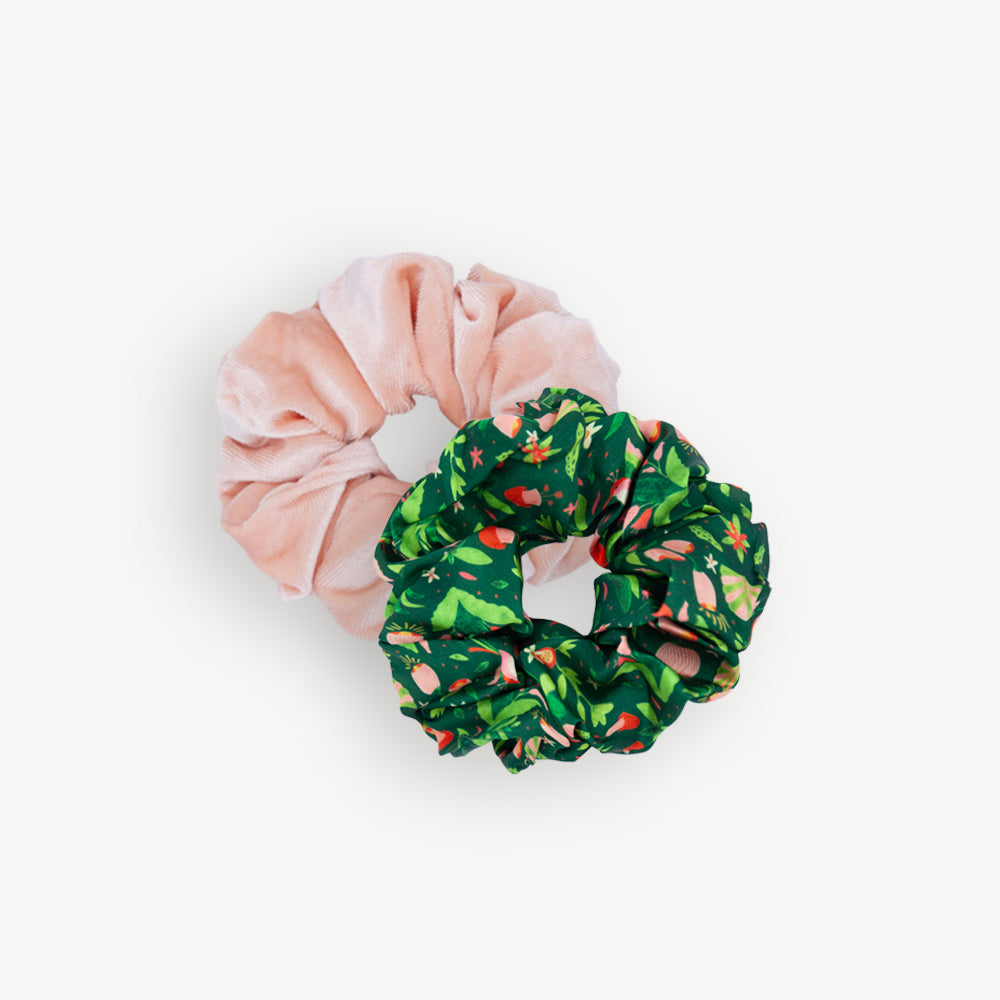 Green Jungle - Scrunchie Duo