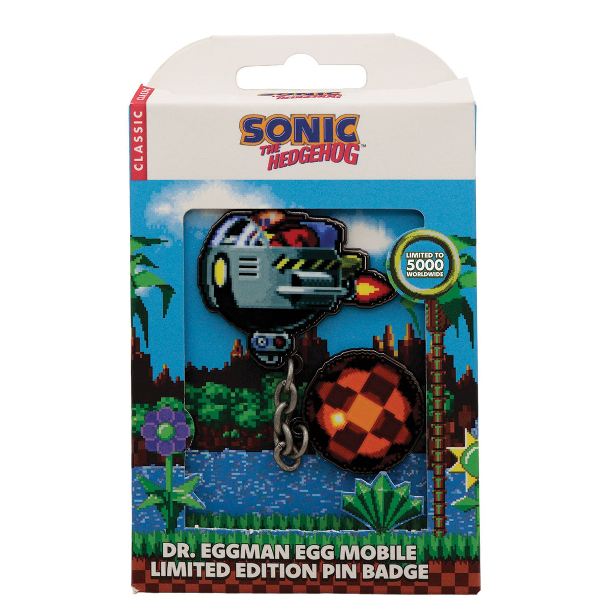 Pin's Sonic - Dr. Eggman Egg Mobile Chained