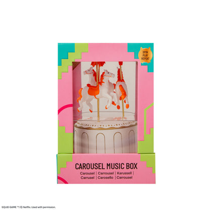 Squid Game Carousel Music Box Replica