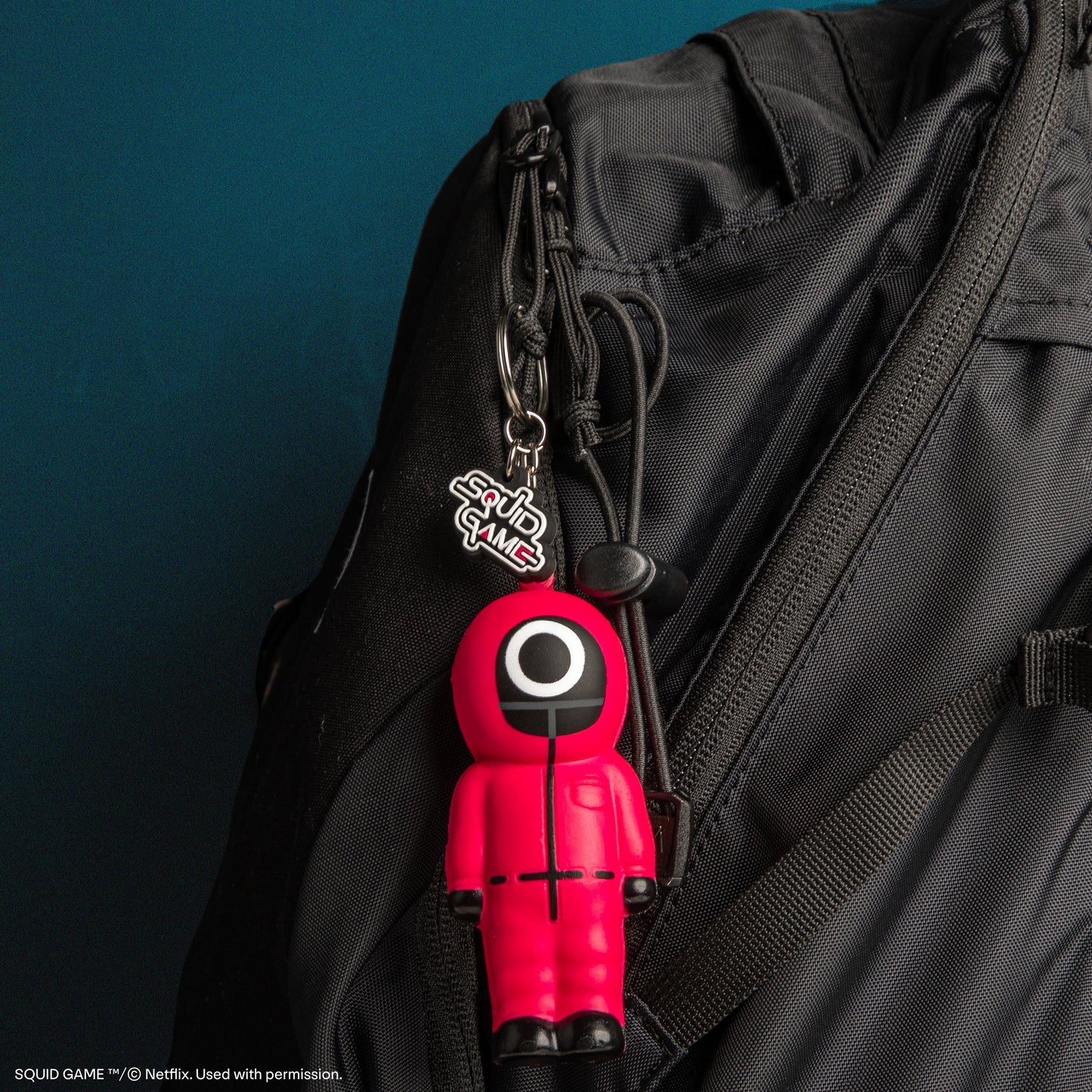 Squishy Soldier Circle Keychain
