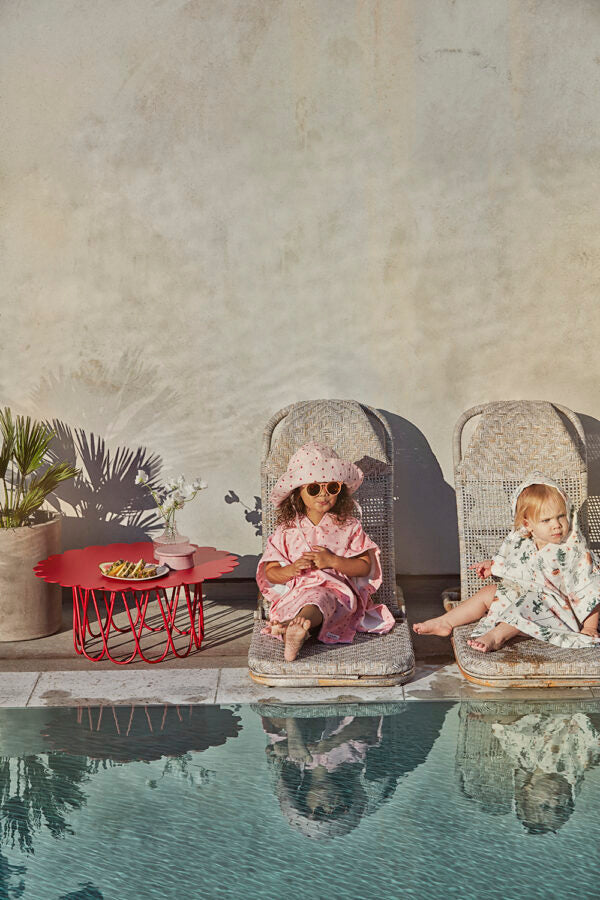 Meadow Blossom bath poncho