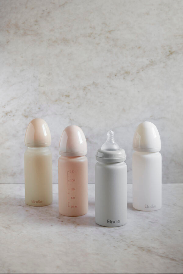 Glas-Babyflasche Pure Khaki