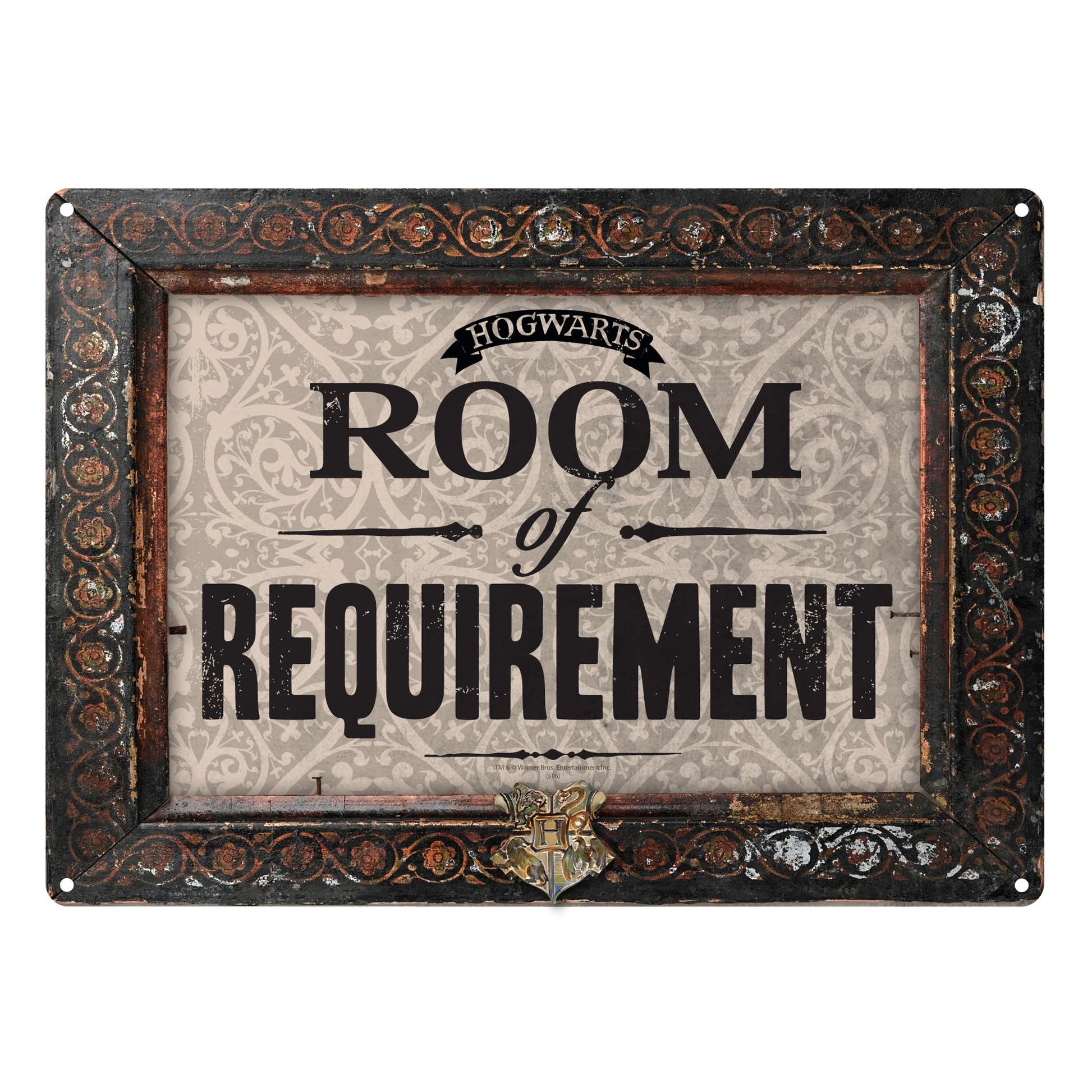 Plaque Métallique A5 Harry Potter - Salle sur Demande