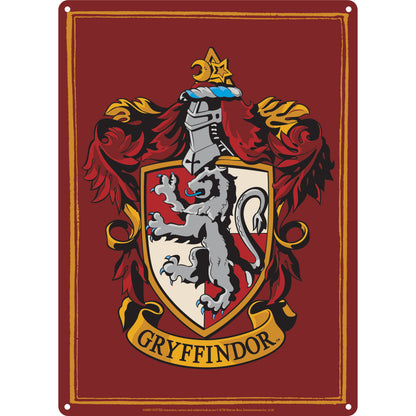 A5 Decorative Metal Plate Harry Potter Gryffindor