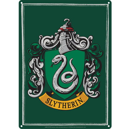 Harry Potter Slytherin A5 Decorative Metal Sign
