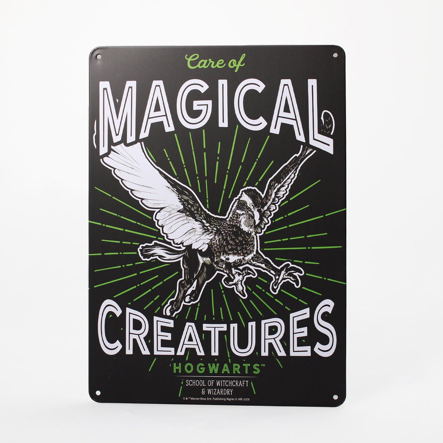A5 Harry Potter Magical Creatures Decorative Metal Sign