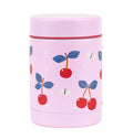 Pot alimentaire isotherme en inox - Cerises