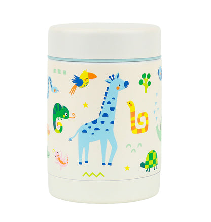 Pot alimentaire isotherme en inox - Jungle – A Little Lovely Company