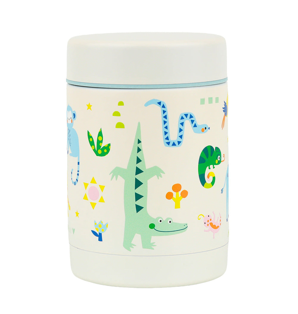 Pot alimentaire isotherme en inox - Jungle