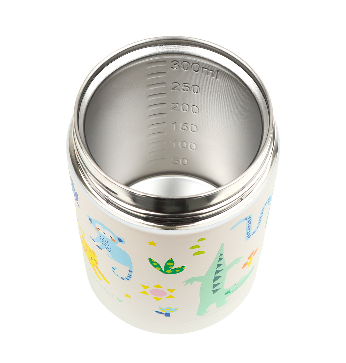 Pot alimentaire isotherme en inox - Jungle – vue 5 – A Little Lovely Company