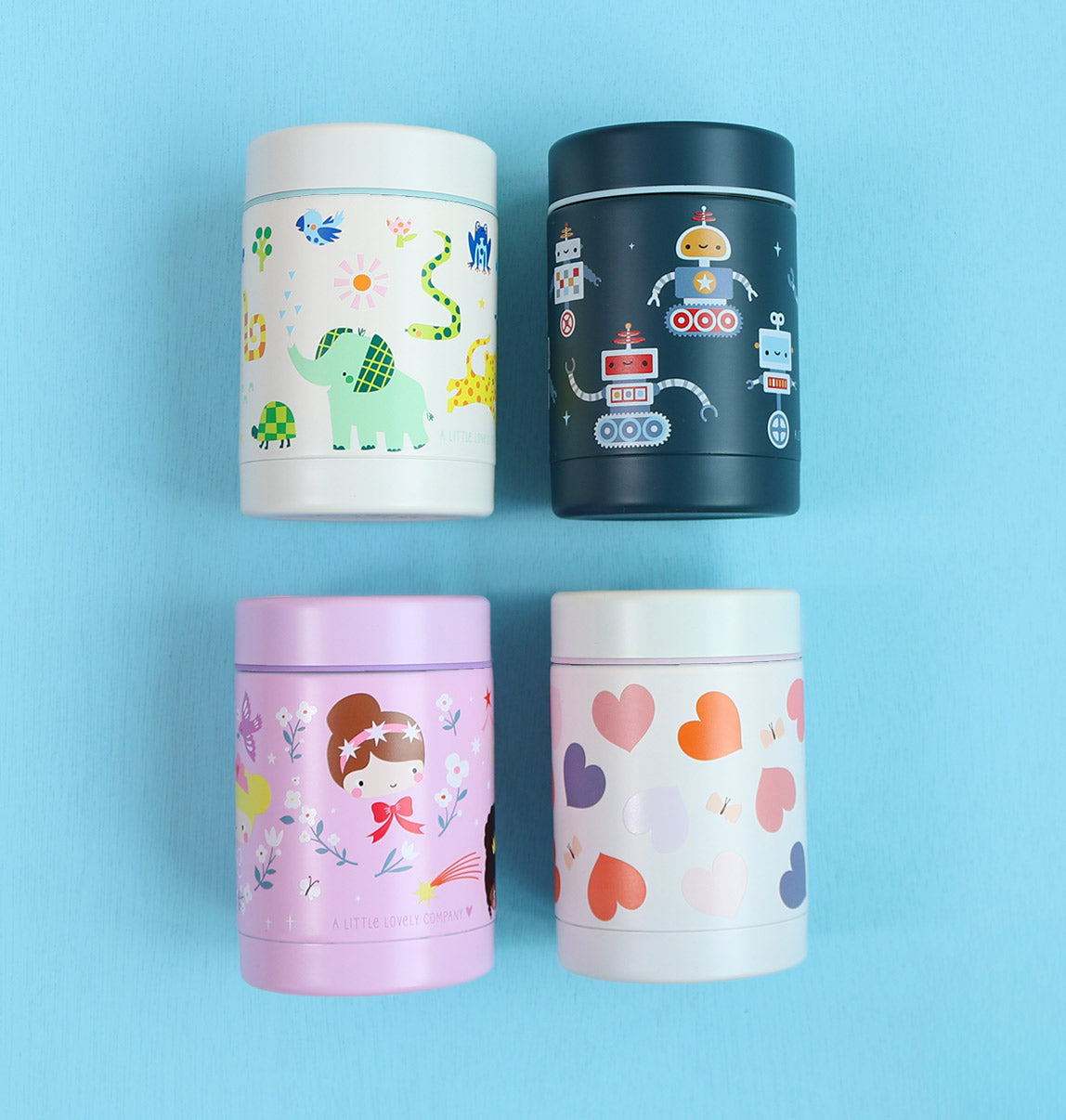 Pot alimentaire isotherme en inox - Jungle – vue 7 – A Little Lovely Company