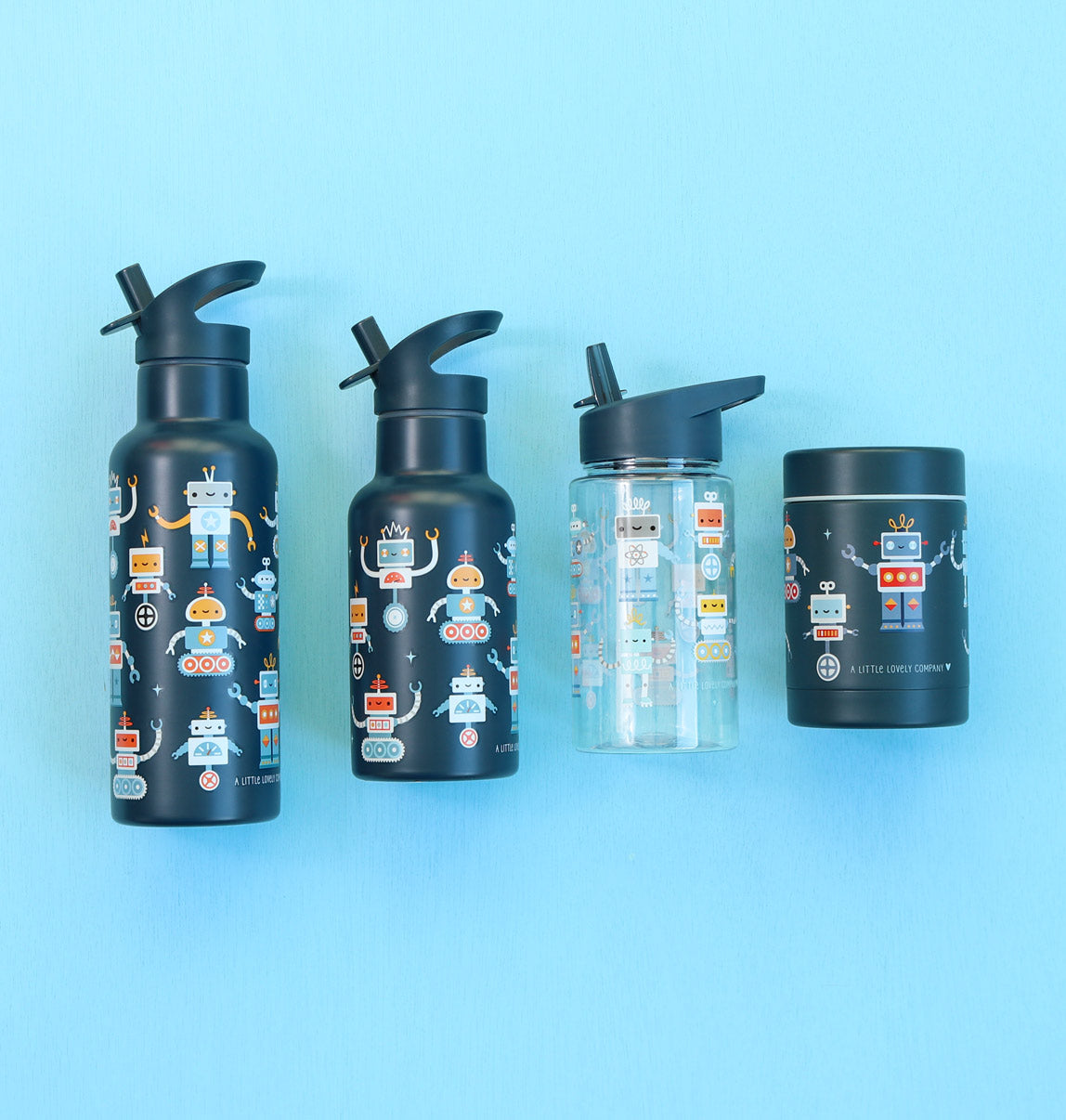 Pot alimentaire isotherme en inox - Robots – vue 7 – A Little Lovely Company
