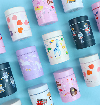 Pot alimentaire isotherme en inox - Unicorn Dreams – vue 7 – A Little Lovely Company