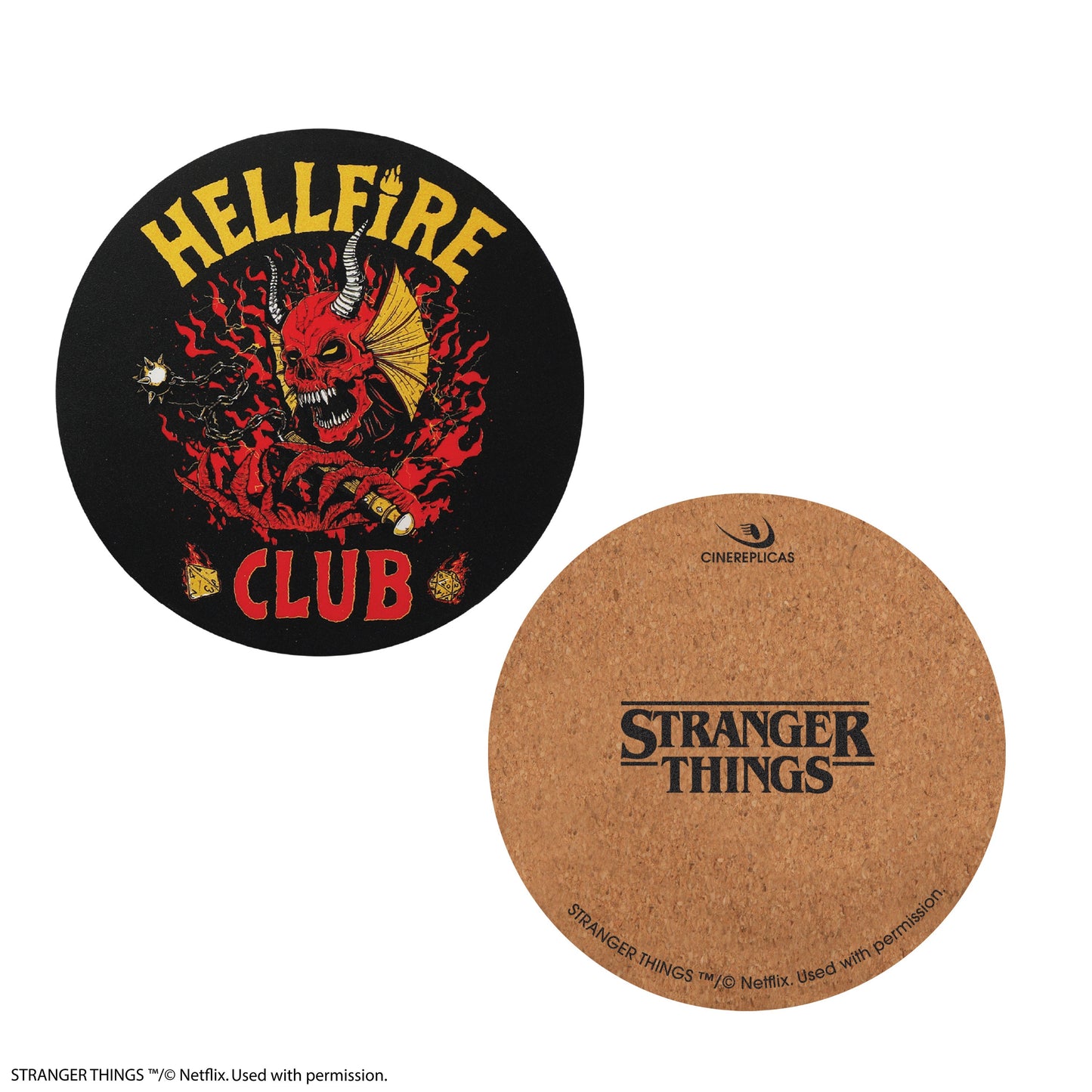 *Set of 4 Hellfire Club Coasters