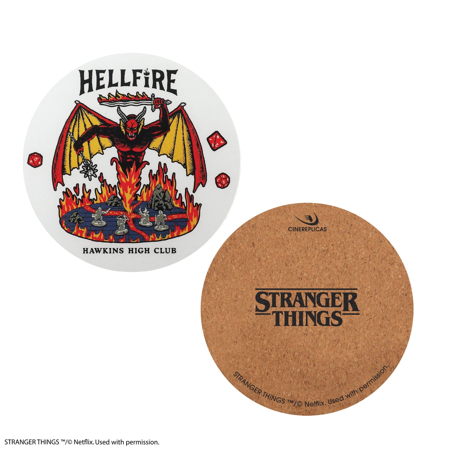 *Set of 4 Hellfire Club Coasters