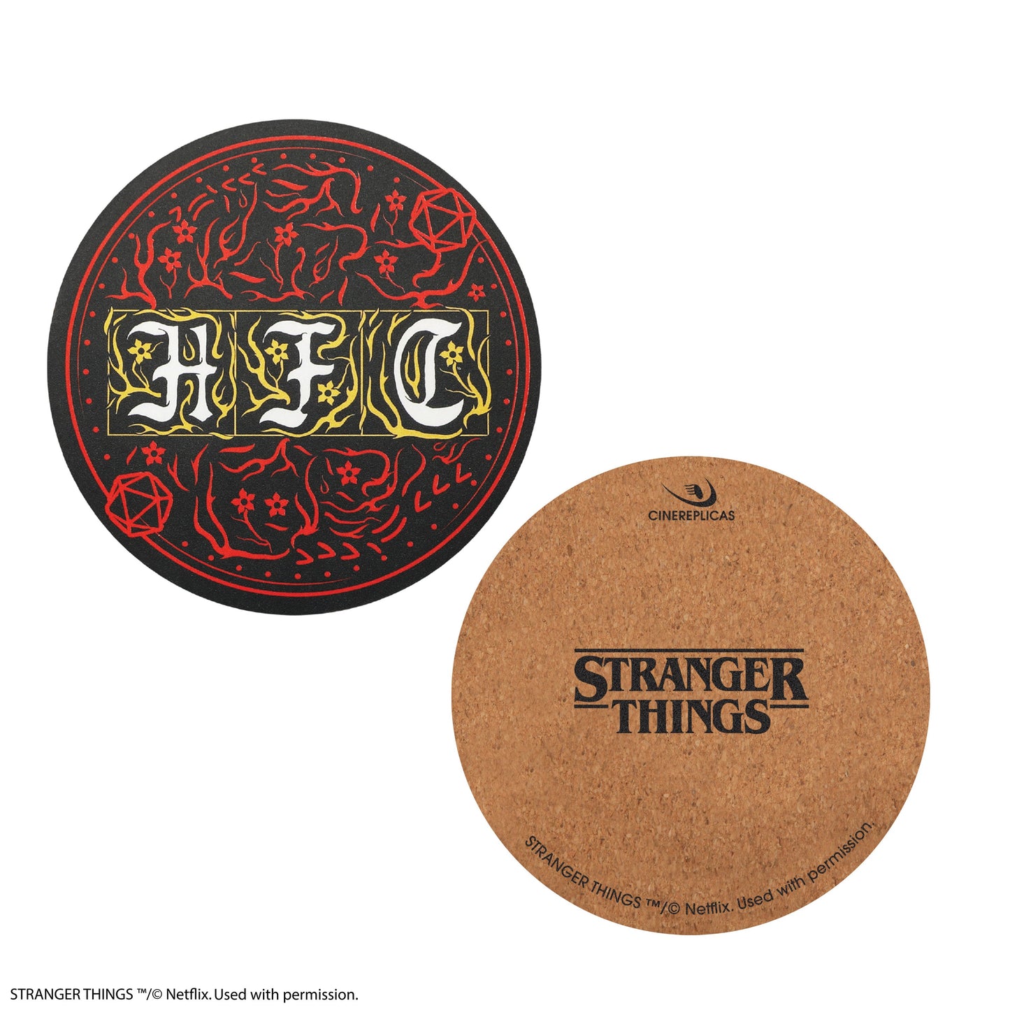 *Set of 4 Hellfire Club Coasters