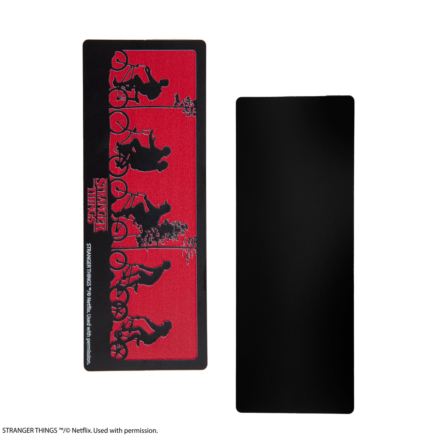 Silhouette metal bookmark
