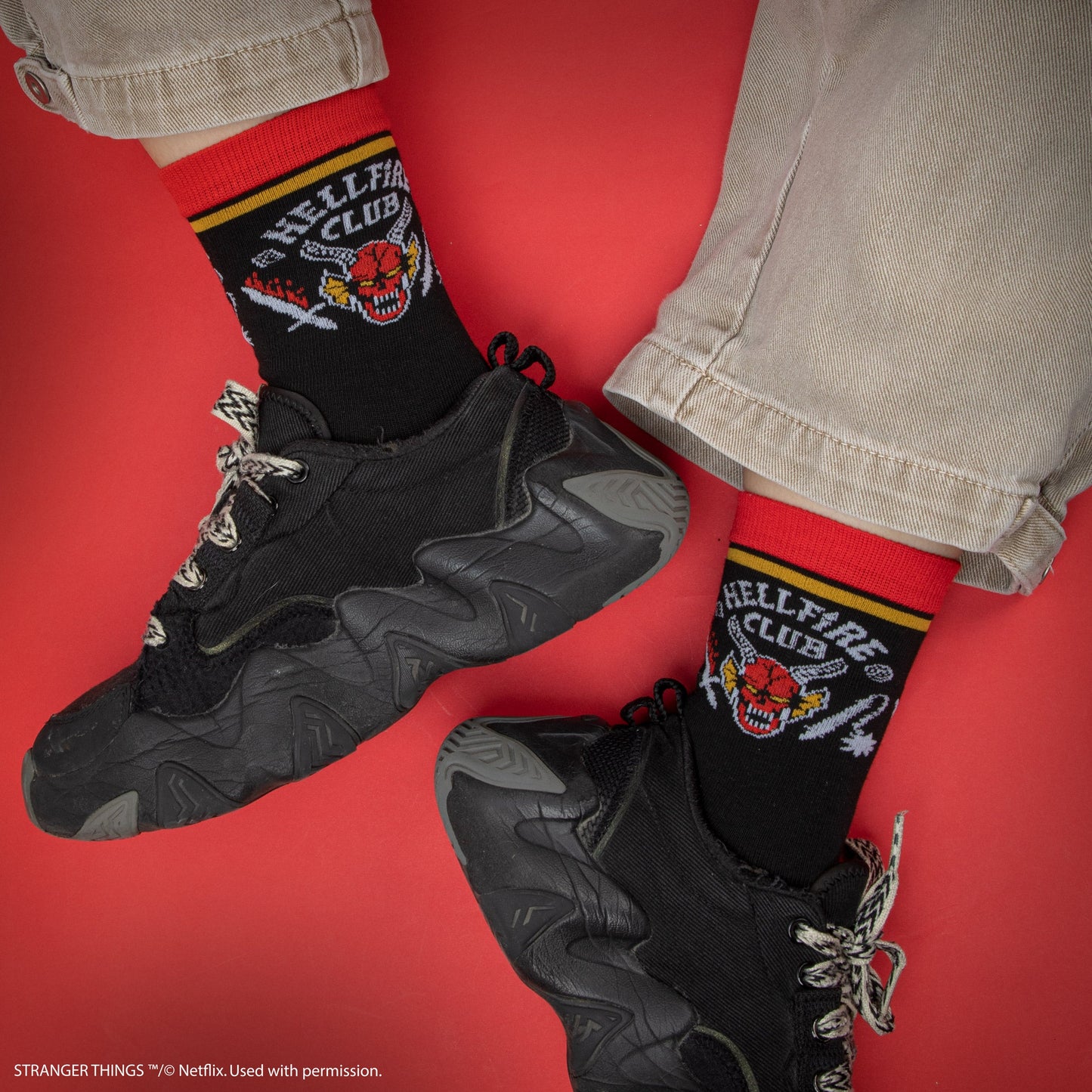 Pack of 3 Pairs of Hellfire Club Socks
