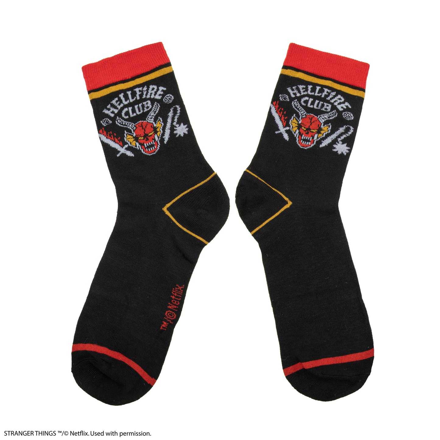 Pack of 3 Pairs of Hellfire Club Socks