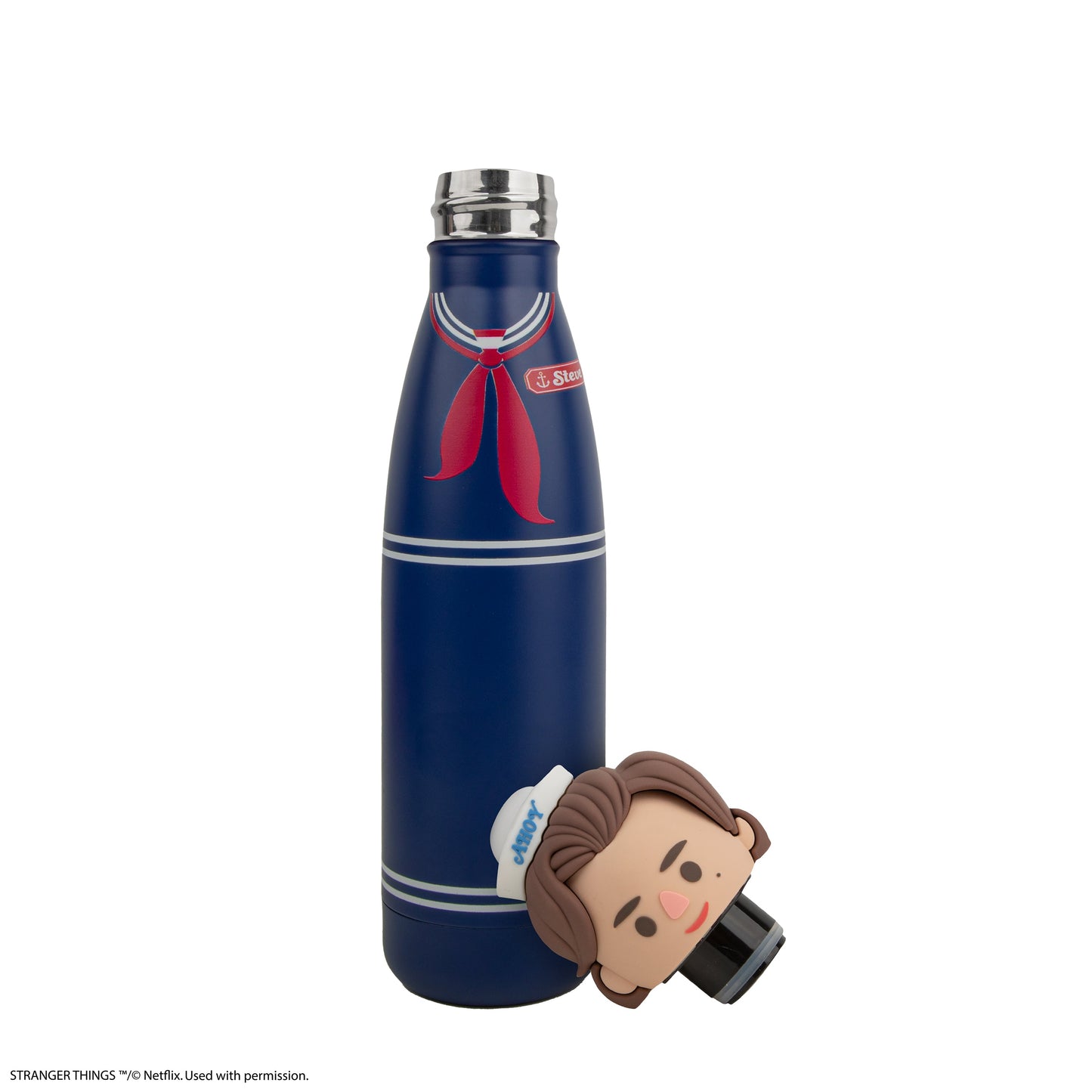 Steve Scoops Ahoy Insulated Sculpted Water Bottle