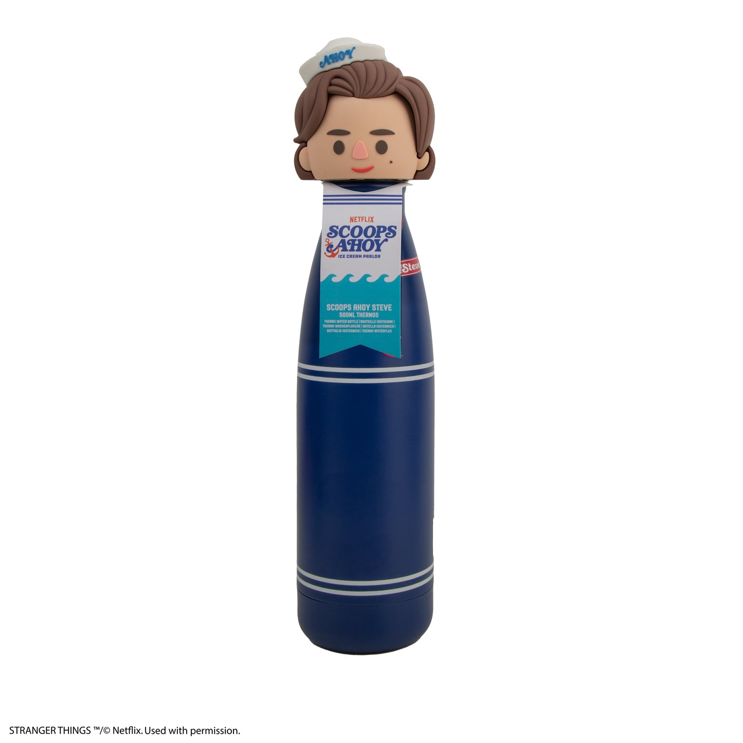 Steve Scoops Ahoy Insulated Sculpted Water Bottle