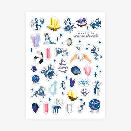 Spiritual stuff - 3-page sticker set