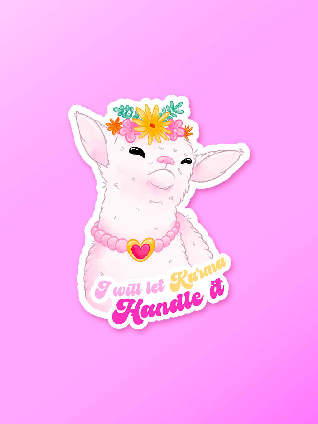 I will let Karma handle it | Sticker