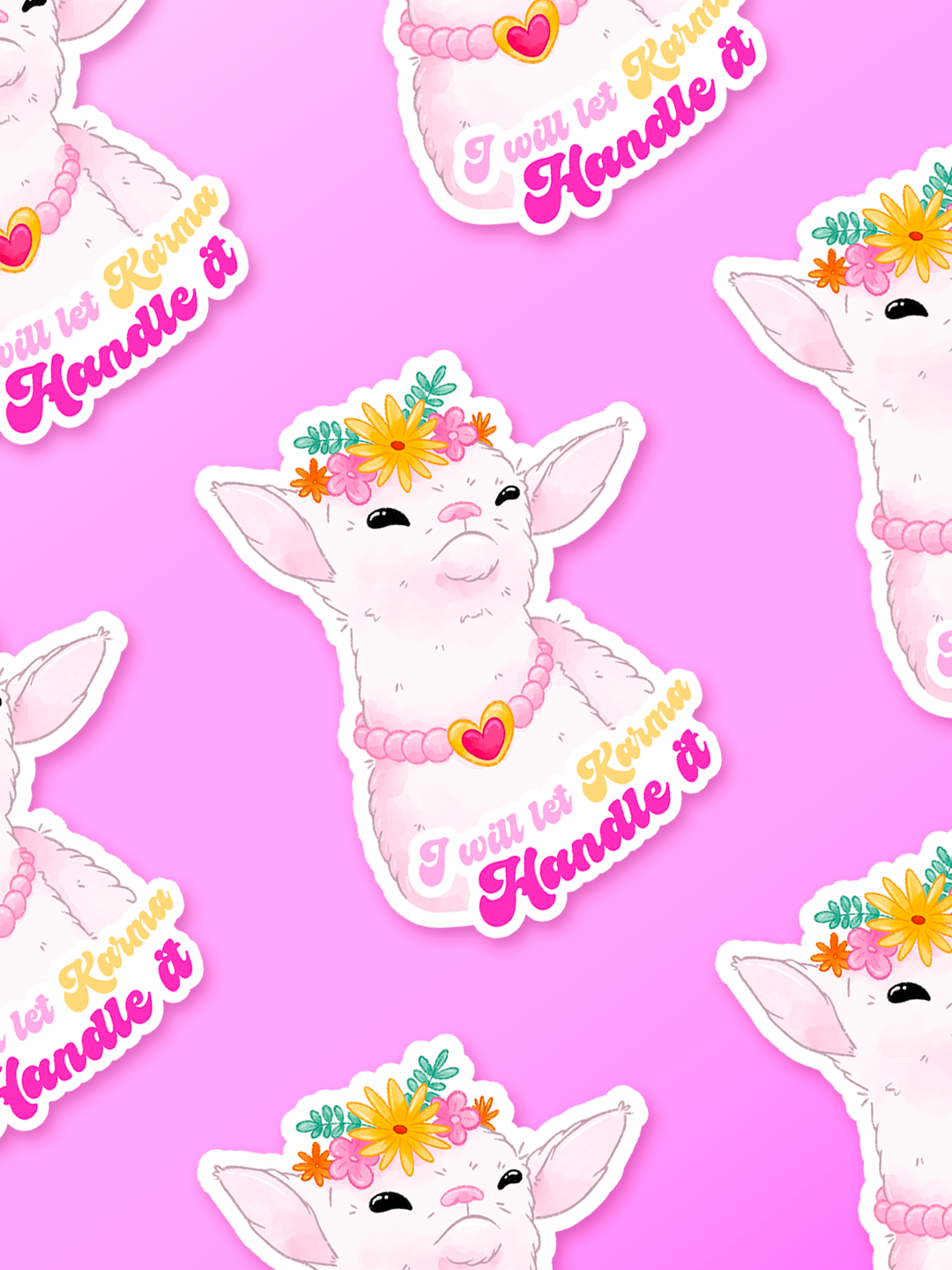 I will let Karma handle it | Sticker