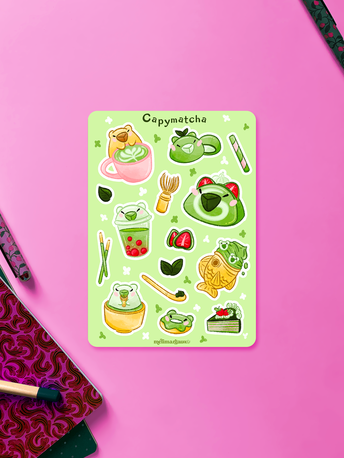 Capymatcha | Sticker Sheet