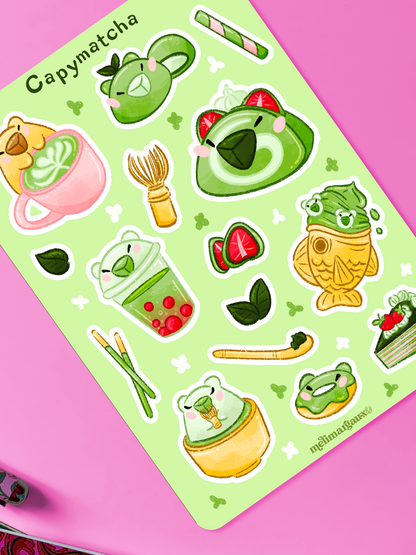 Capymatcha | Sticker Sheet