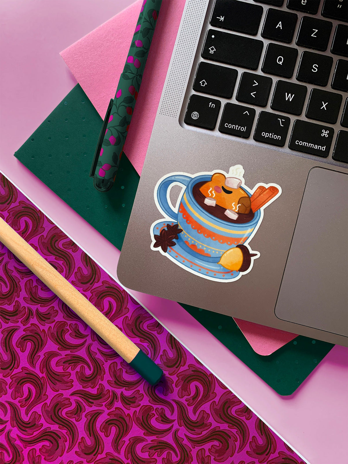 Cozy Time con Carlos | Adesivo