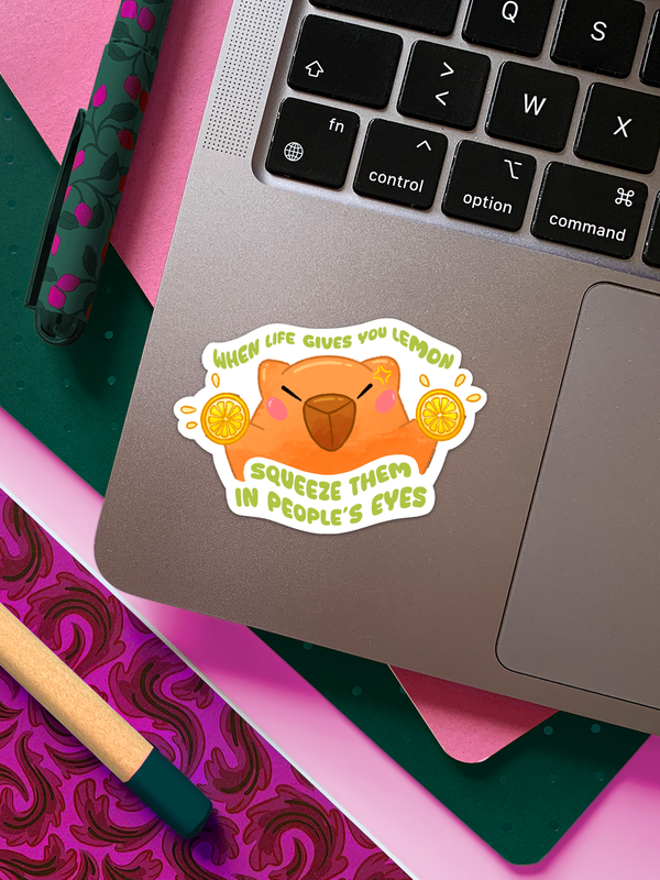 When life gives you lemons | Sticker