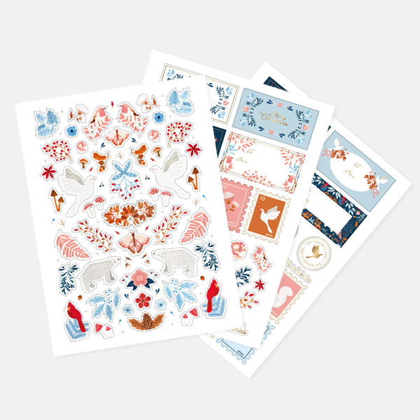 White Winter - Stickers Set of 3 sheets