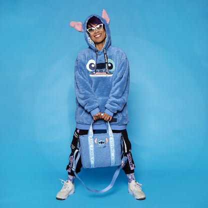 Lilo and Stitch Tote Bag with Coin Purse - Stitch "Sherpa"