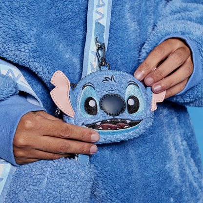 Lilo and Stitch Tote Bag with Coin Purse - Stitch "Sherpa"