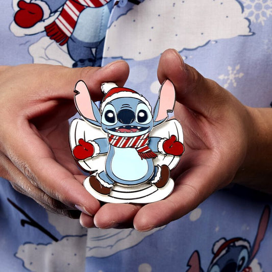 Pin's Lilo et Stitch - Stitch Ange de Neige