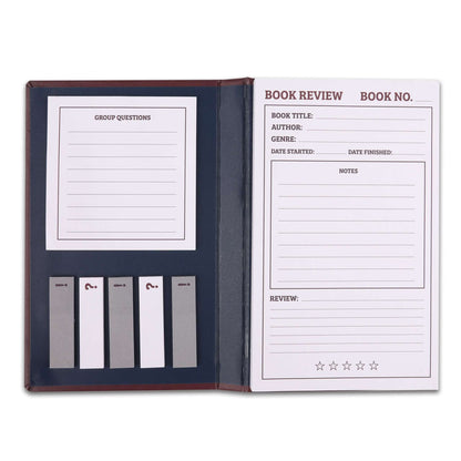 A6 My Book Review Notes Set w CDU - Book Club
