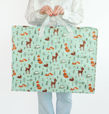 Grand sac de rangement XL - Amis de la forêt – vue 2 – A Little Lovely Company